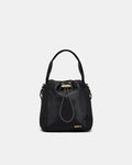 Cady Mini Bucket Crossbody Bag - Black Light Gold