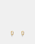 Vela Huggie Hoop Earrings - Gold