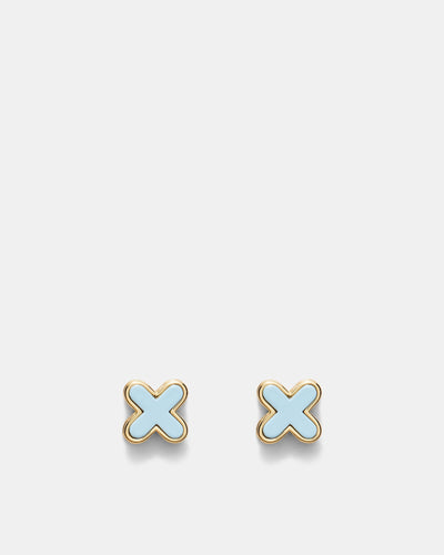 Dreamy Stud Earrings - Blue Haze