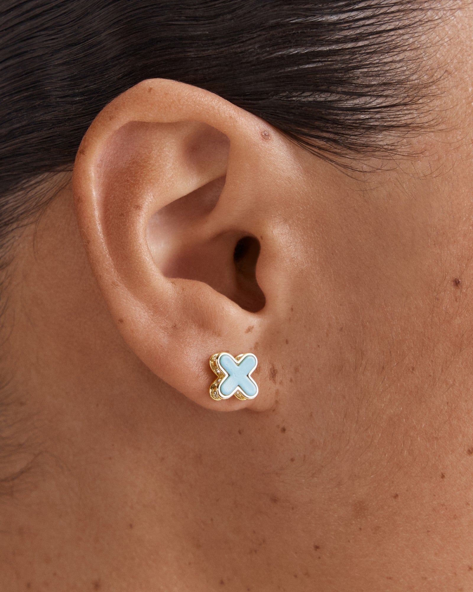 Dreamy Stud Earrings - Blue Haze