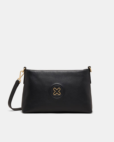 Bay Strap Crossbody Bag - Black Light Gold