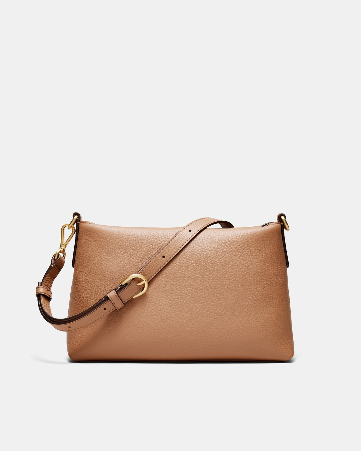Bay Strap Crossbody Bag - Caramel