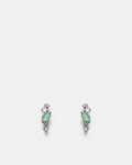 Little Gem Hoop Earrings - Blue Multi