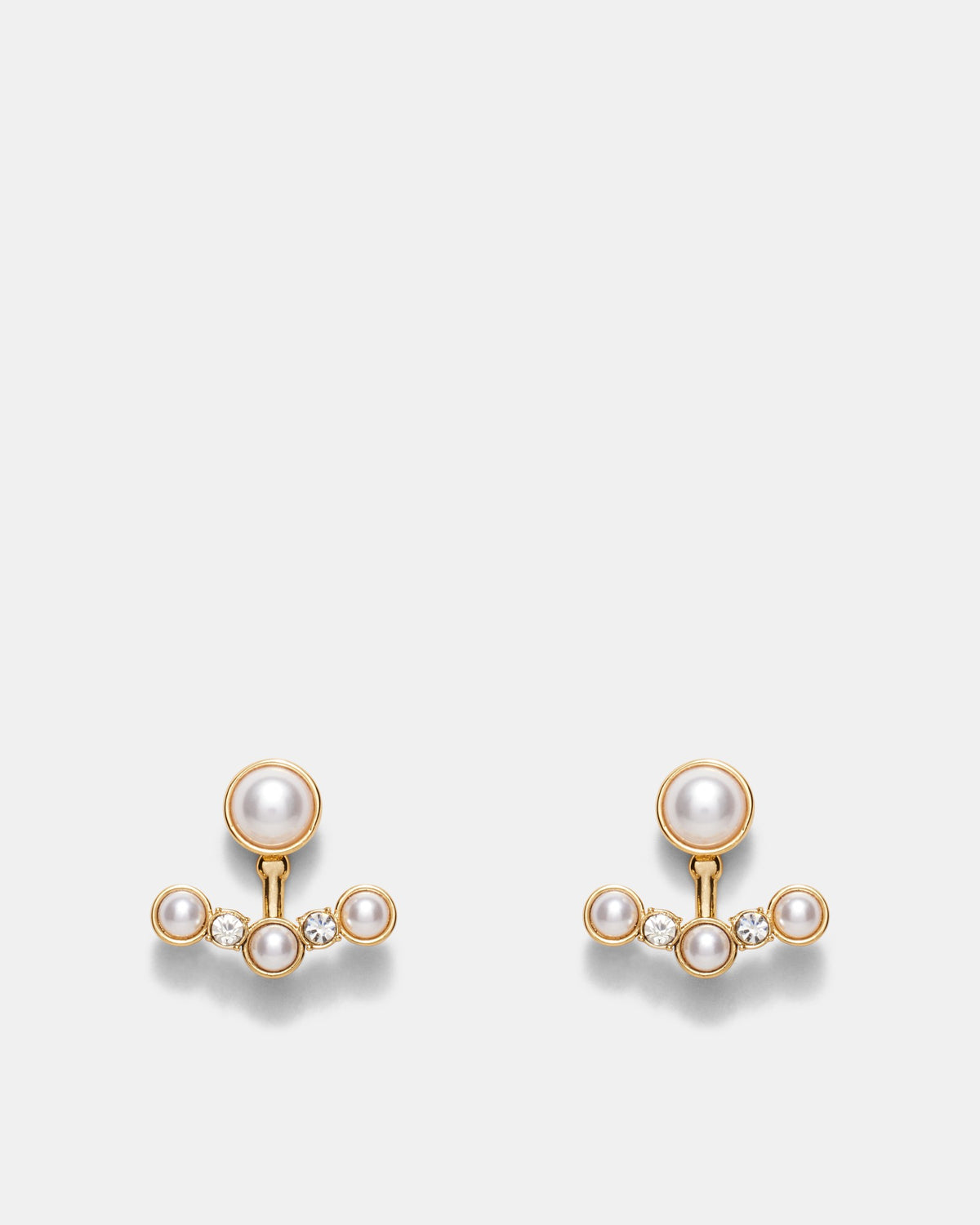Pearly Girl Earring Jackets - Pearl