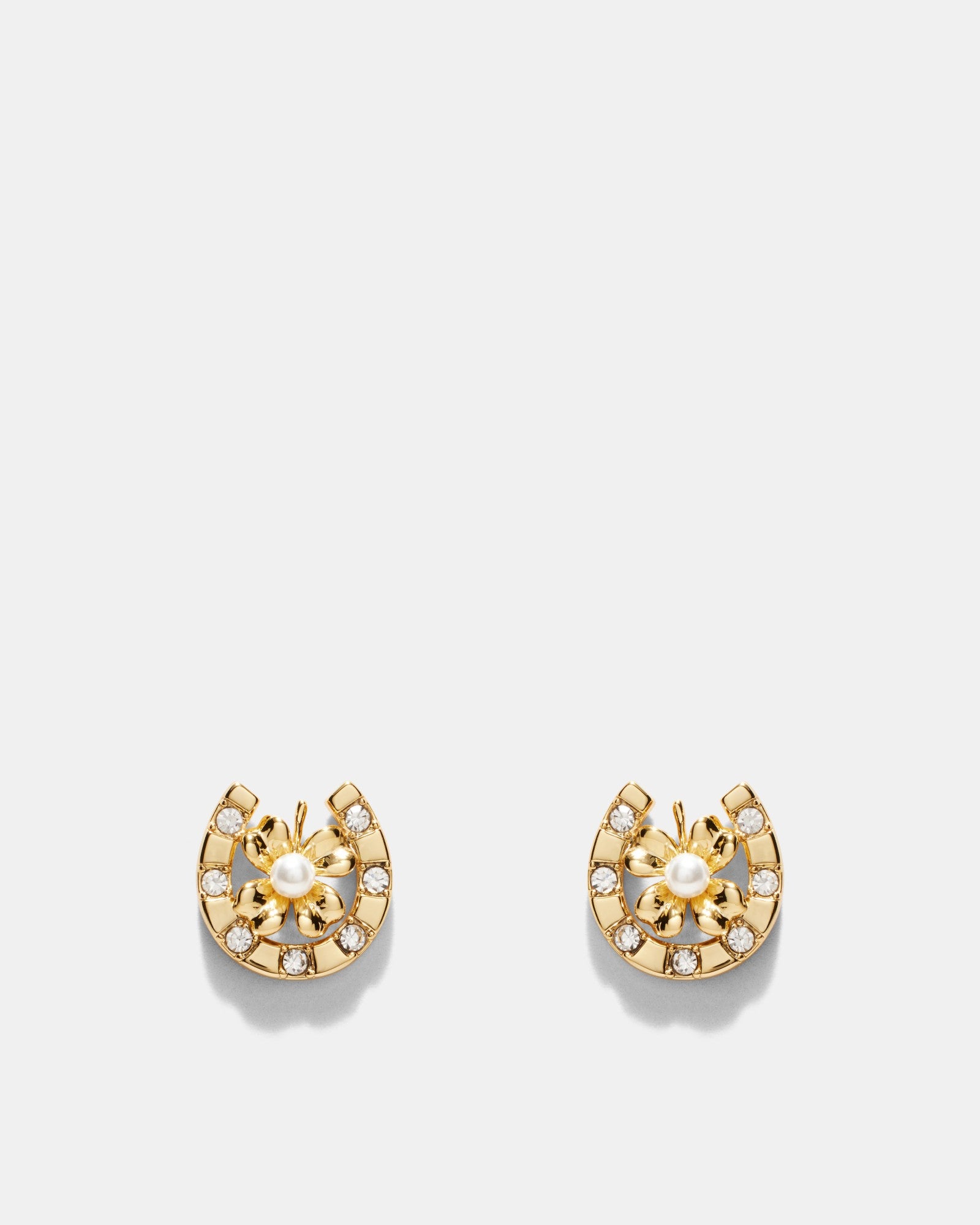 Ye-Haw Stud Earrings - Gold