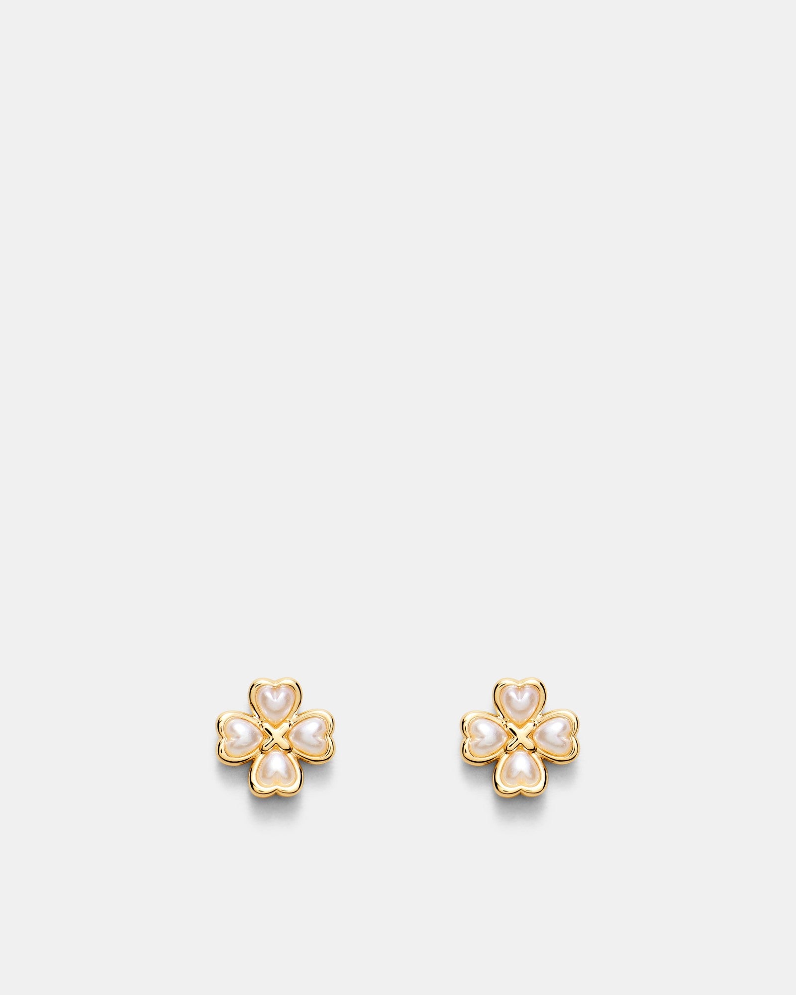 Love & Luck Stud Earrings - Gold