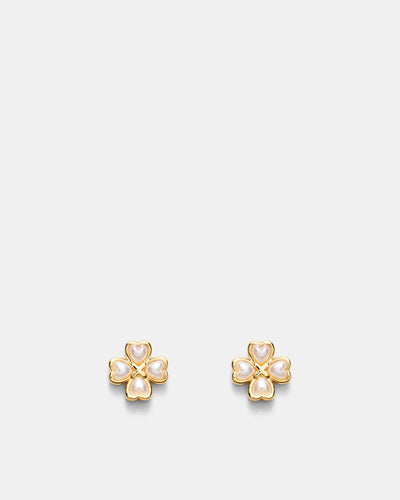 Love & Luck Stud Earrings - Gold