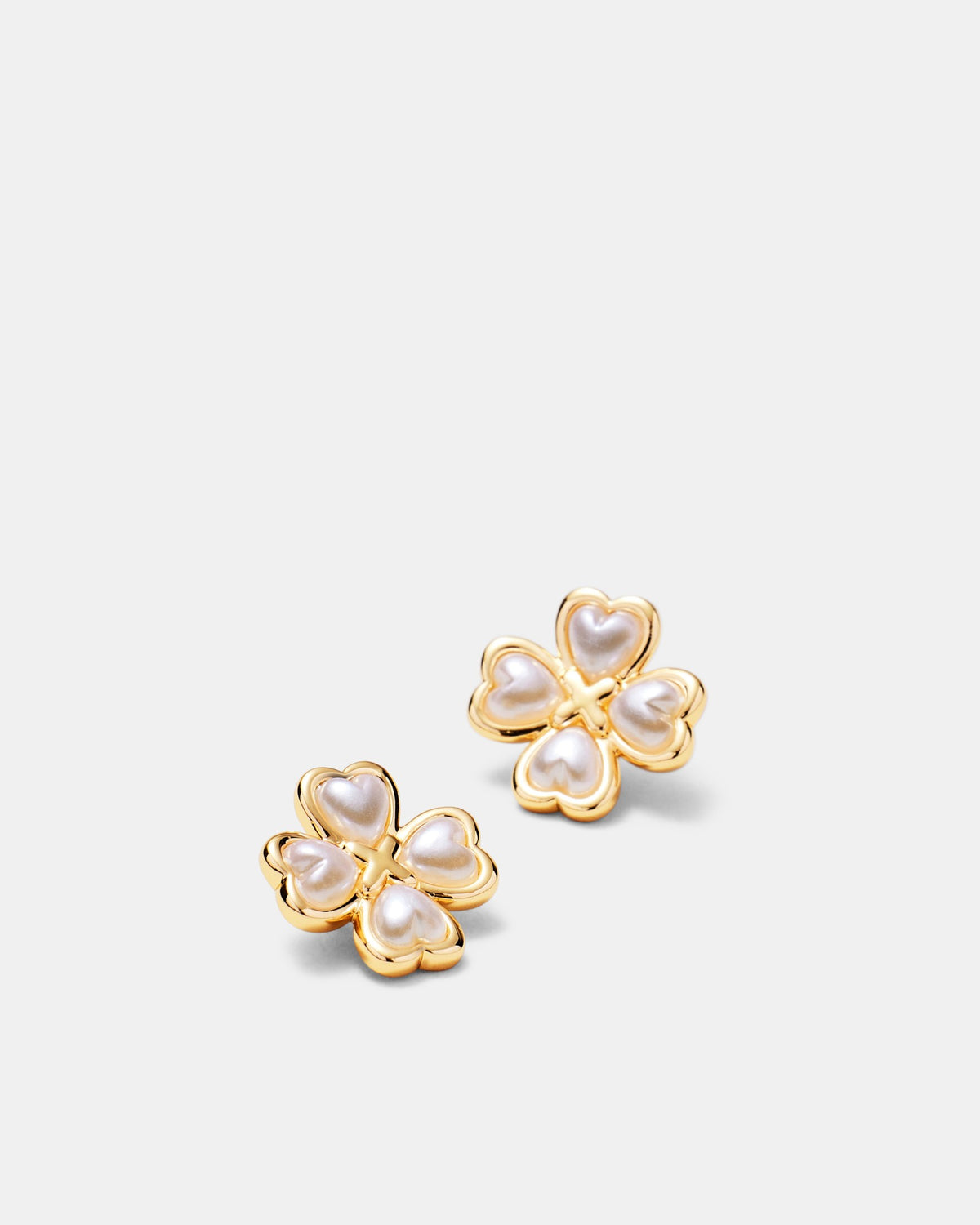Love & Luck Stud Earrings - Gold