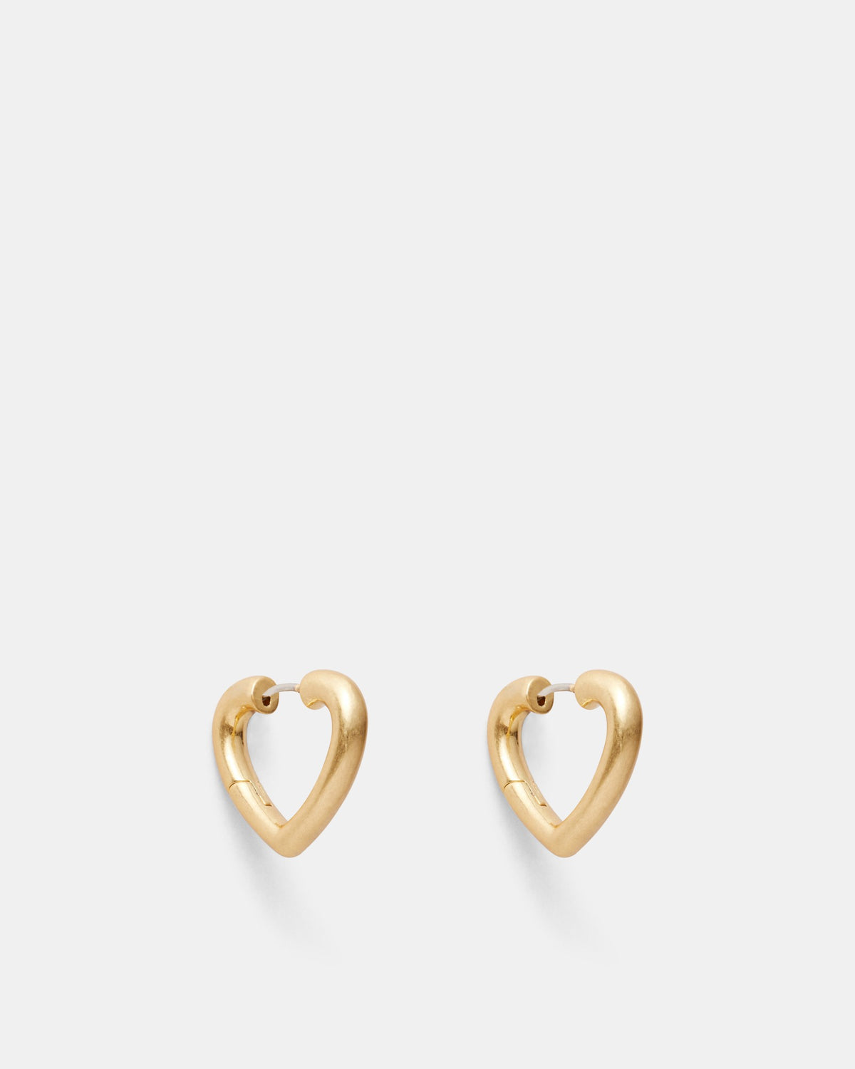 So Fetch Heart Drop Earrings - Gold