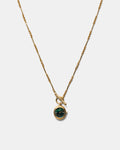 In Time Watch Necklace - Pine