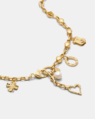 Charm N Cute Necklace - Gold