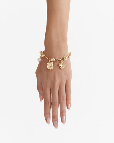 Charm N Cute Bracelet - Gold
