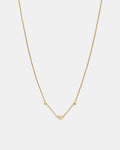 Heart To Heart Necklace - Gold