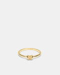 Heart To Heart Ring - Gold