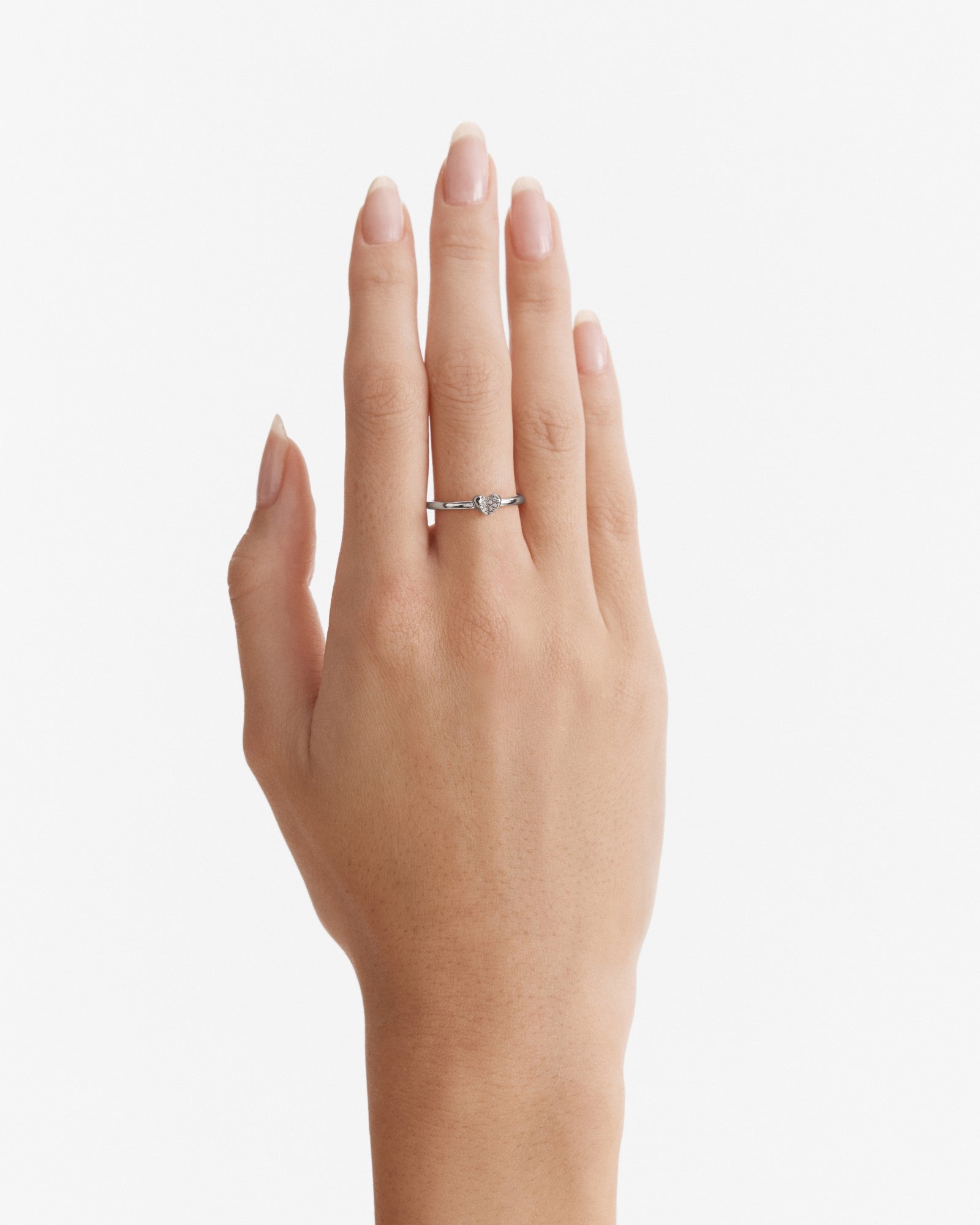 Heart To Heart Ring - Silver