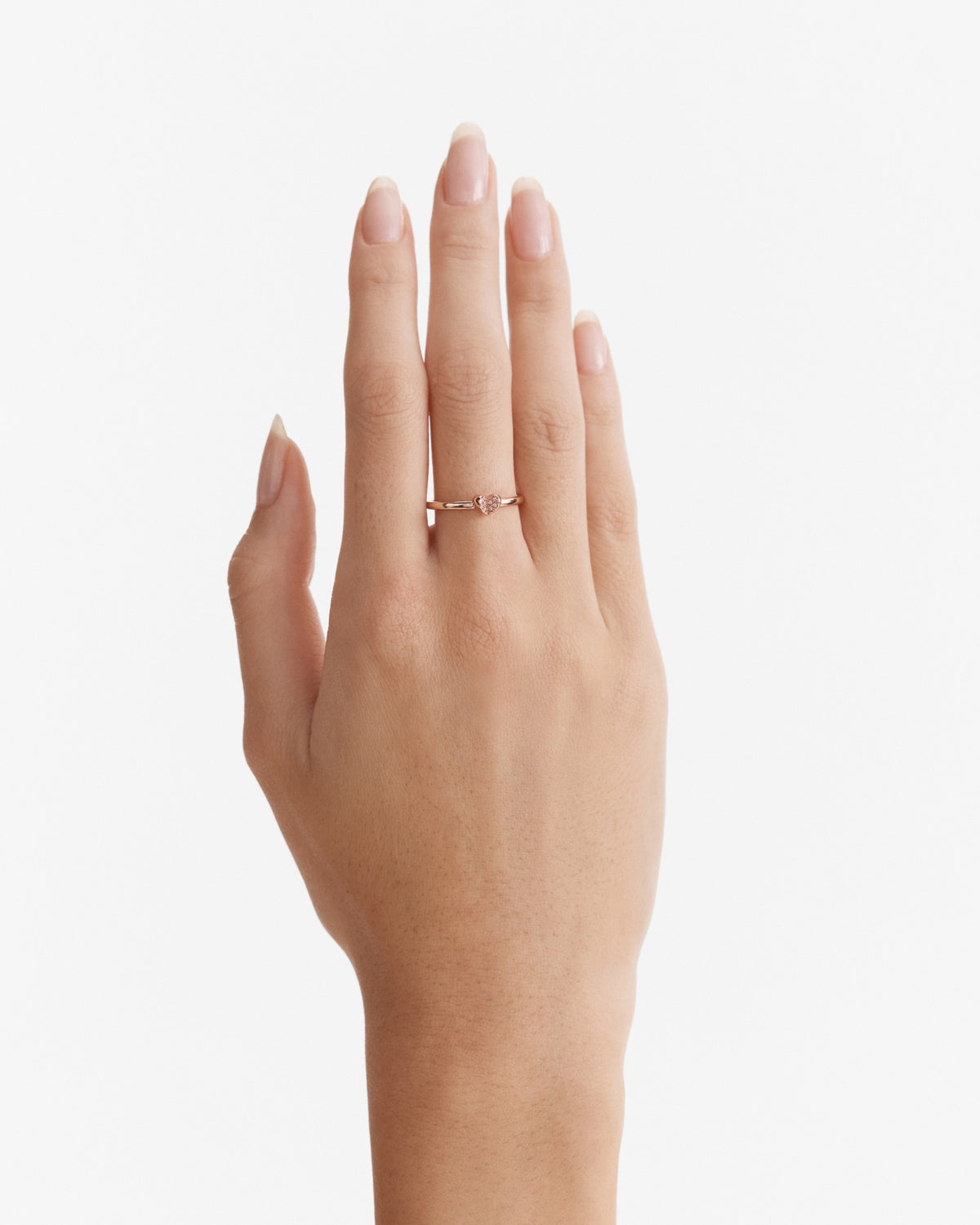 Heart To Heart Ring - Rose Gold