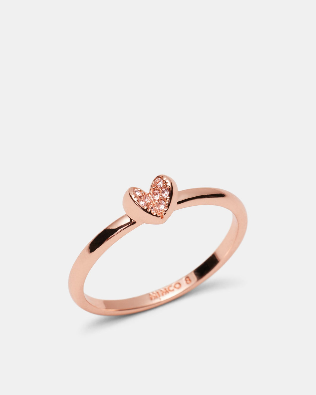 Heart To Heart Ring - Rose Gold