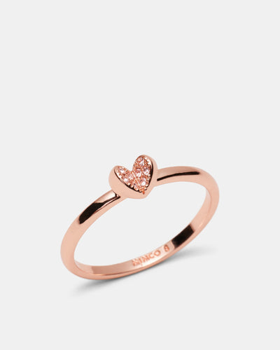 Heart To Heart Ring - Rose Gold