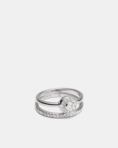 Glitters Ring Set - Silver