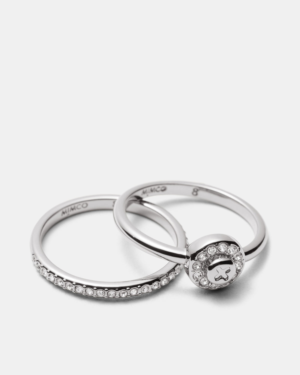 Glitters Ring Set - Silver