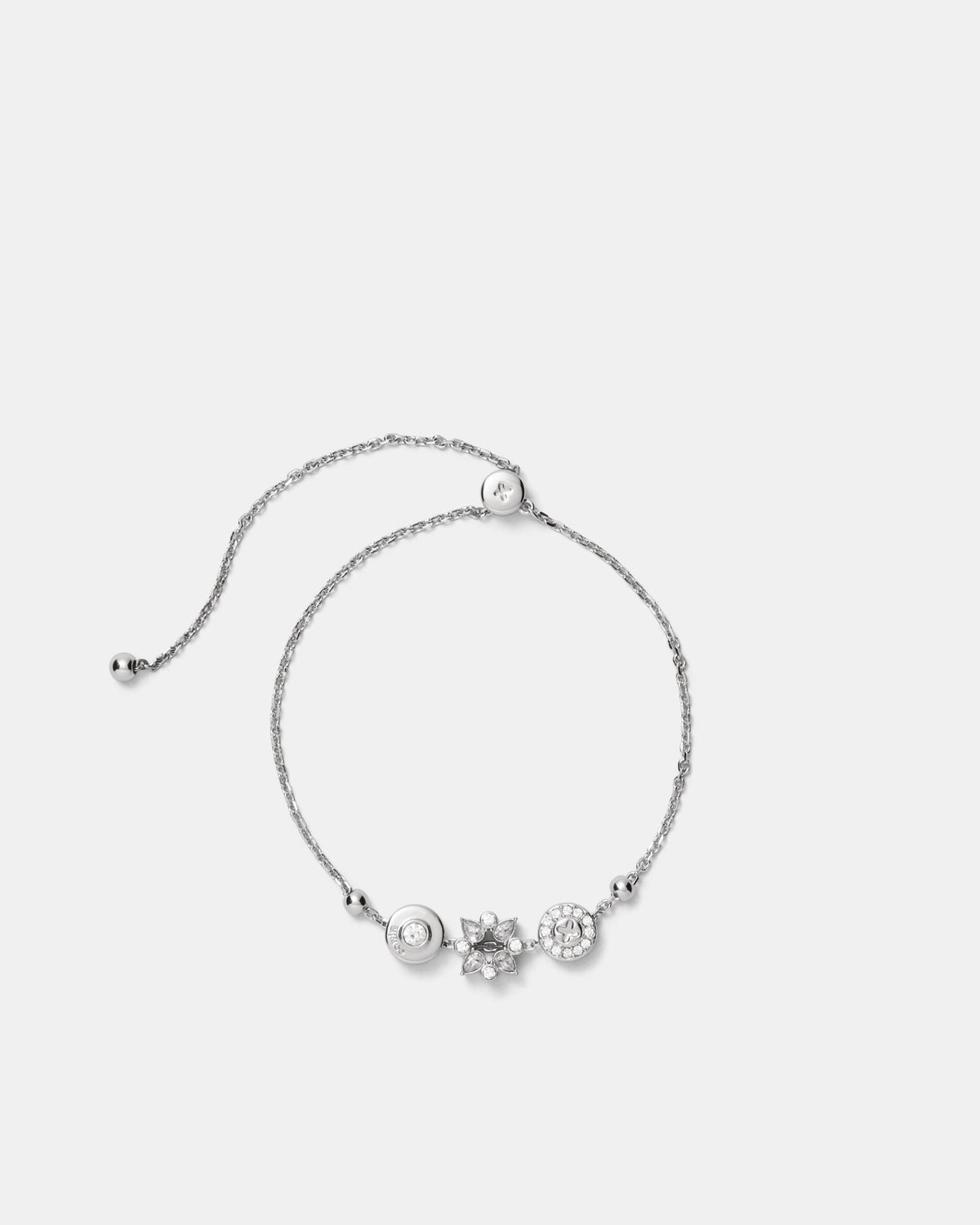 Glitters Toggle Bracelet - Silver