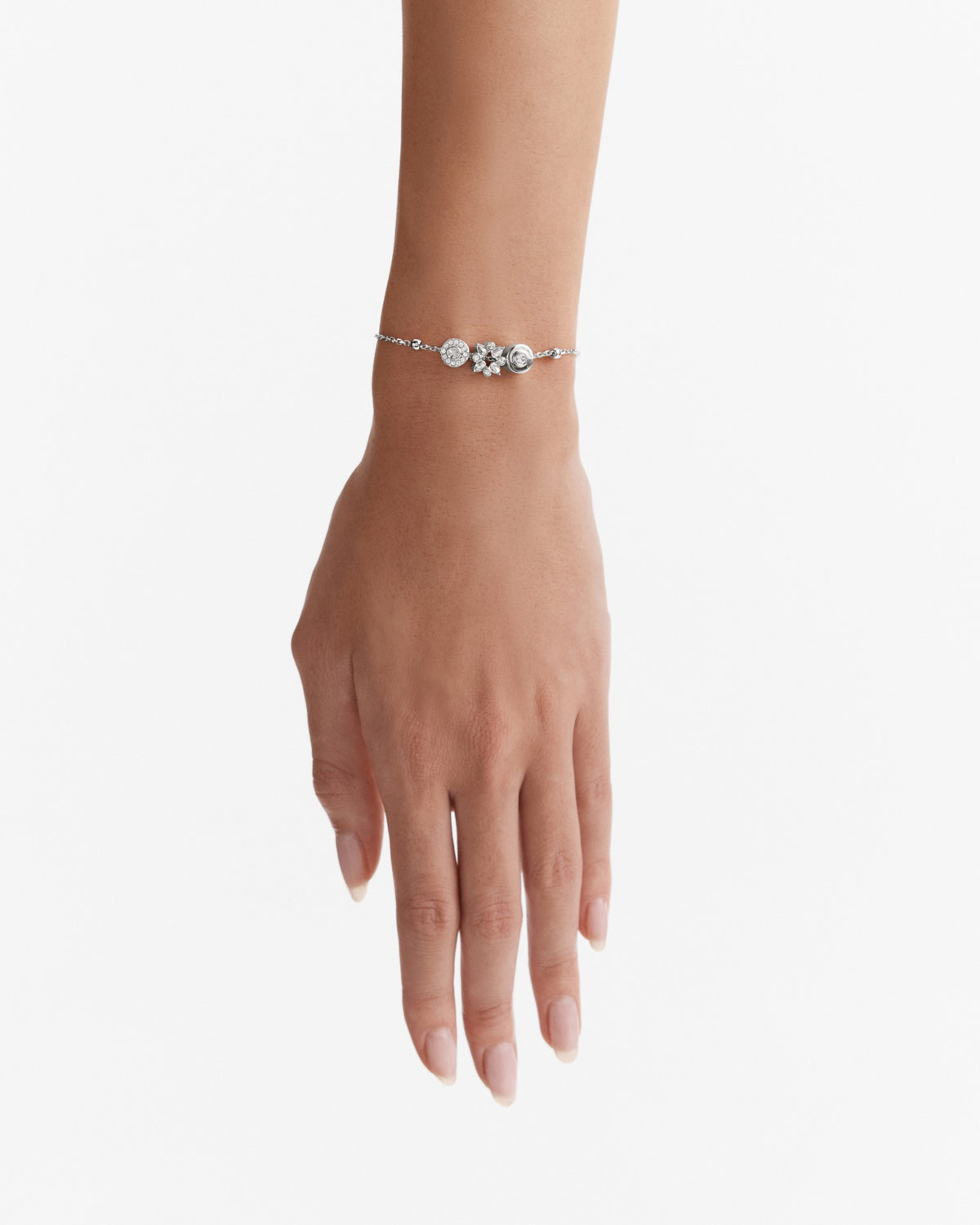 Glitters Toggle Bracelet - Silver