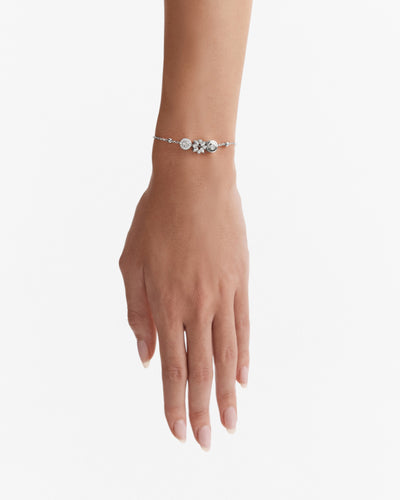 Glitters Toggle Bracelet - Silver