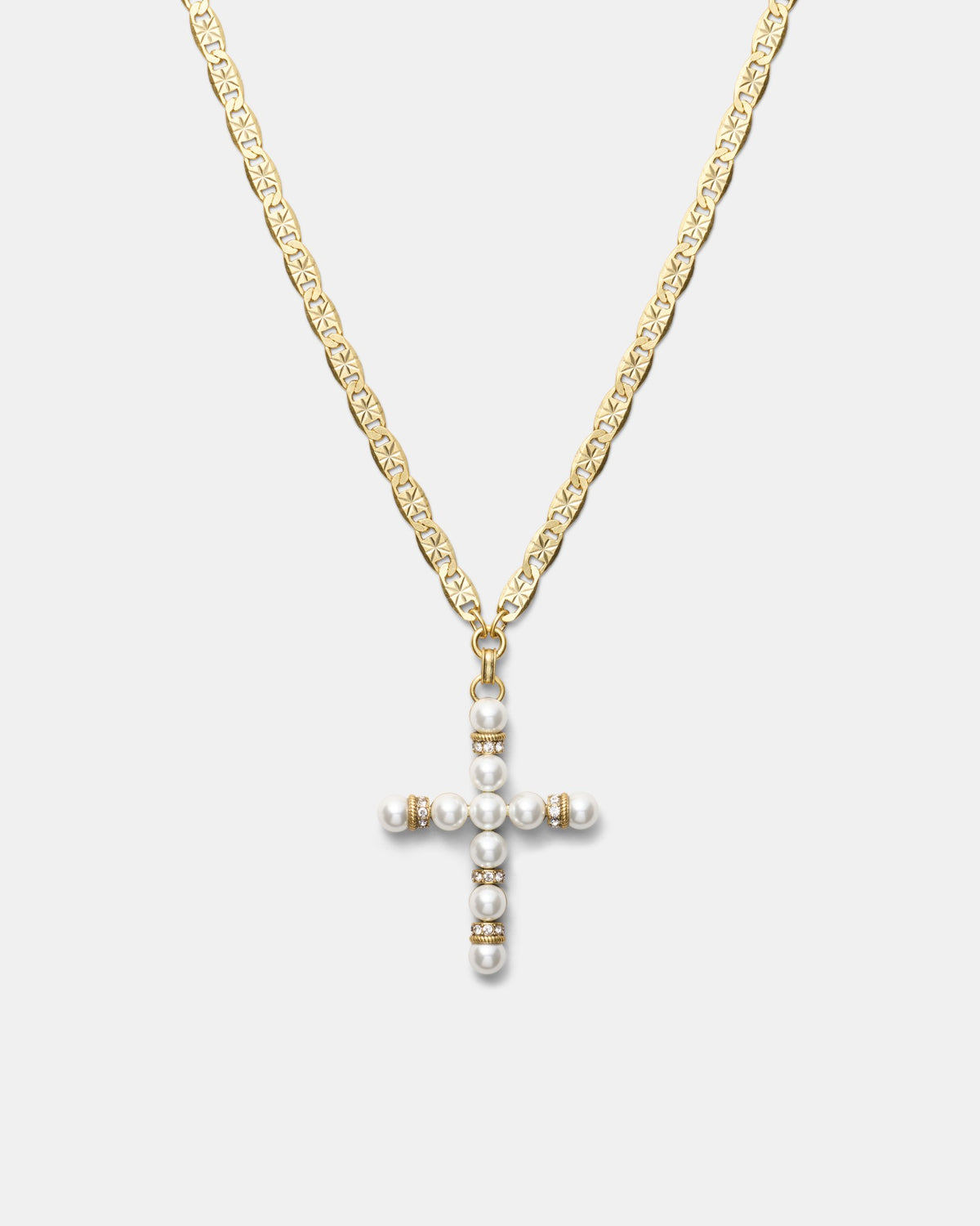 Emotional Cross Necklace - Black