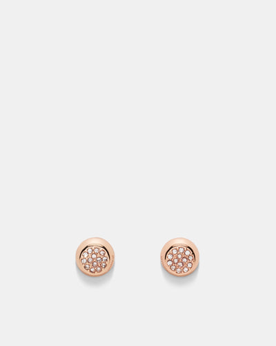 Reflect Stud Earrings - Rose Gold