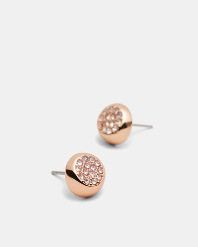 Reflect Stud Earrings - Rose Gold