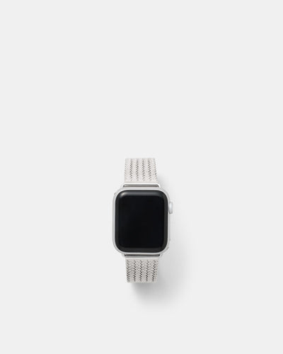40mm Mesh Watch Band - Silver