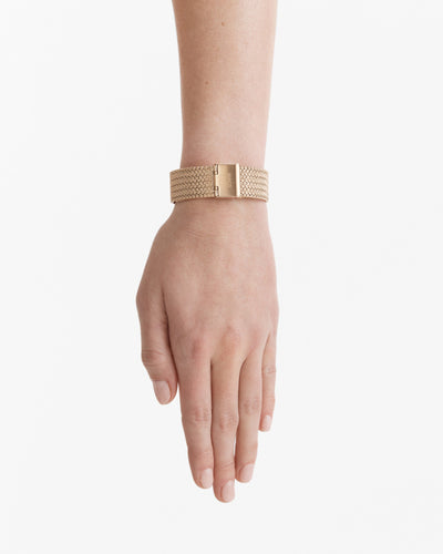 40mm Mesh Watch Band - Gold