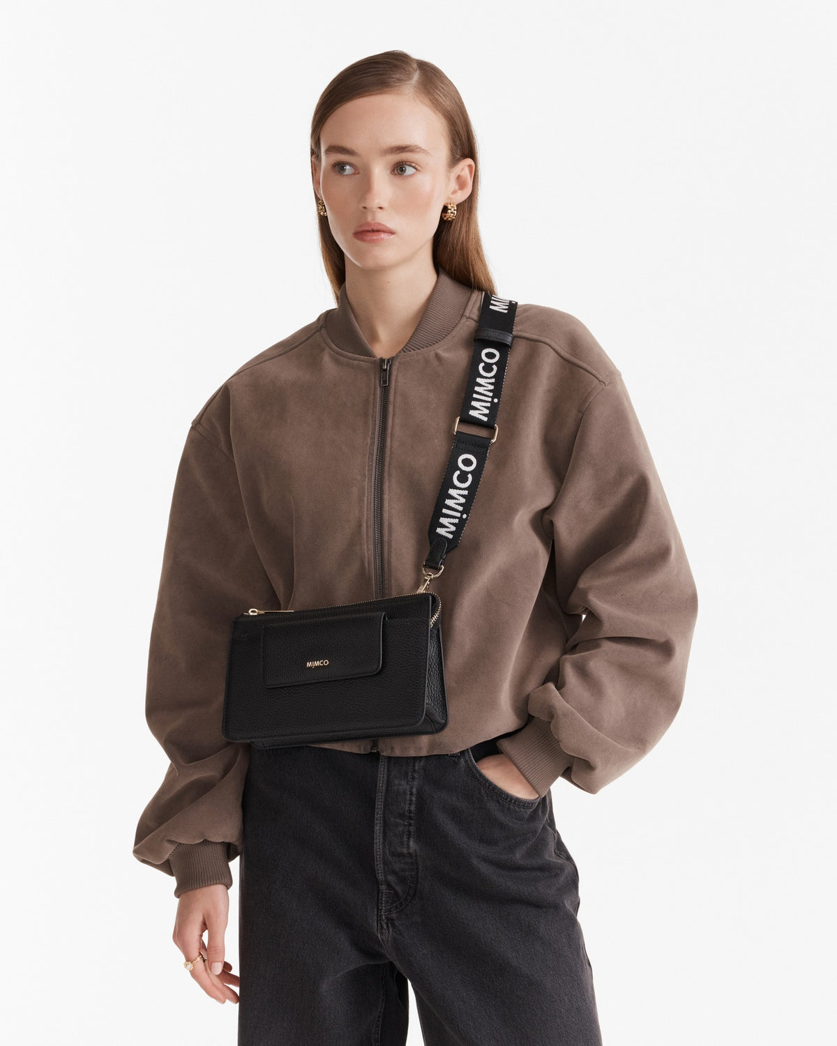 Preston Crossbody Bag - Black Light Gold