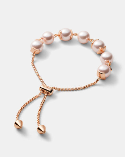 Fabulous Pearl Toggle Bracelet - Ballet