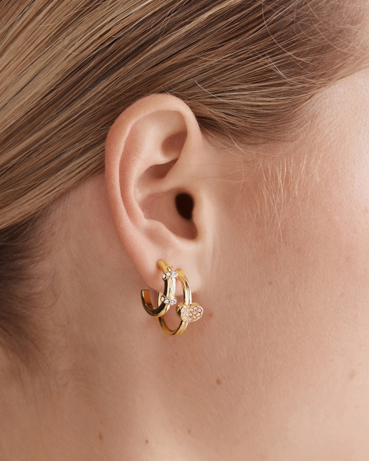 Miss Mim Hoop Earrings - Gold