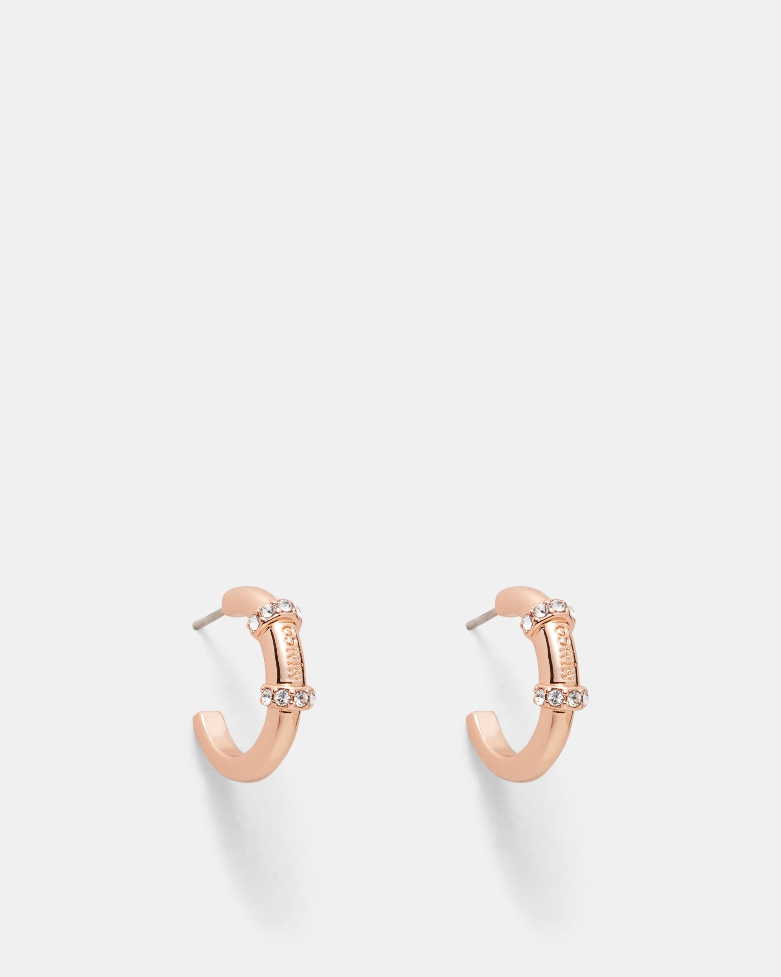 Miss Mim Hoop Earrings - Rose Gold
