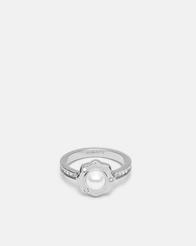 Just Perfect Pearl Ring - Silver