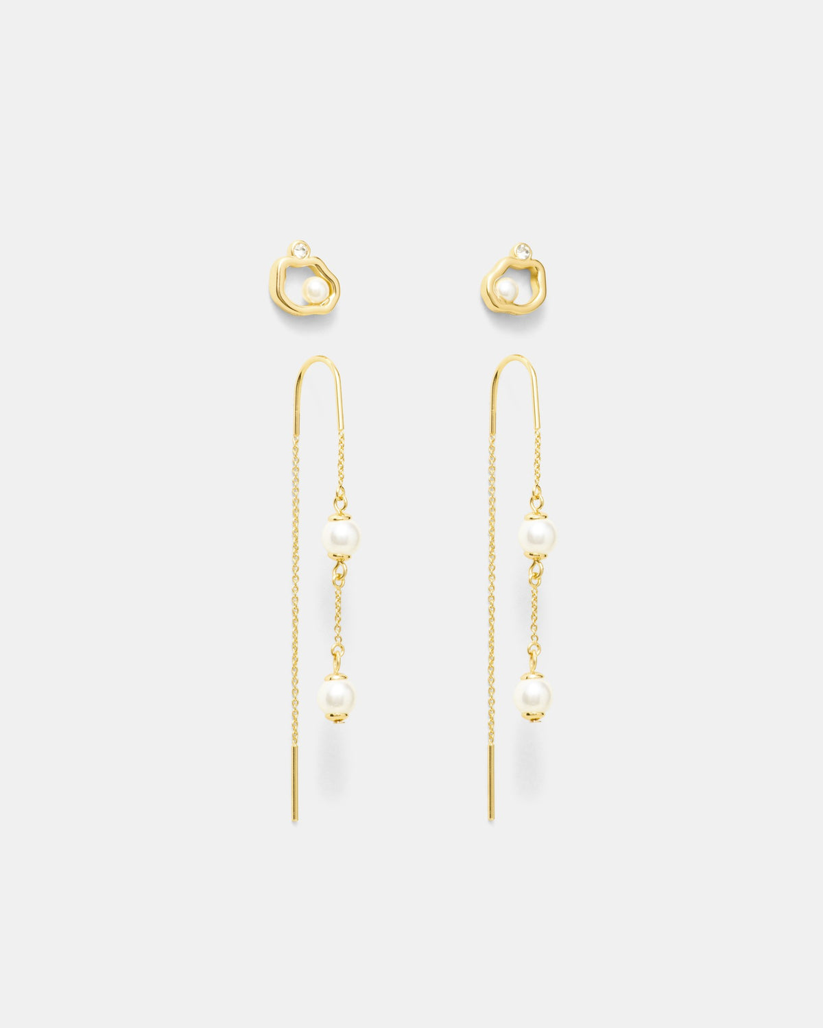 Theia Earrings Set - Gold