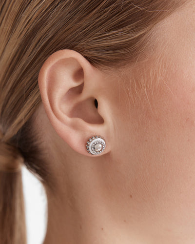 Radiance Stud Earrings - Silver