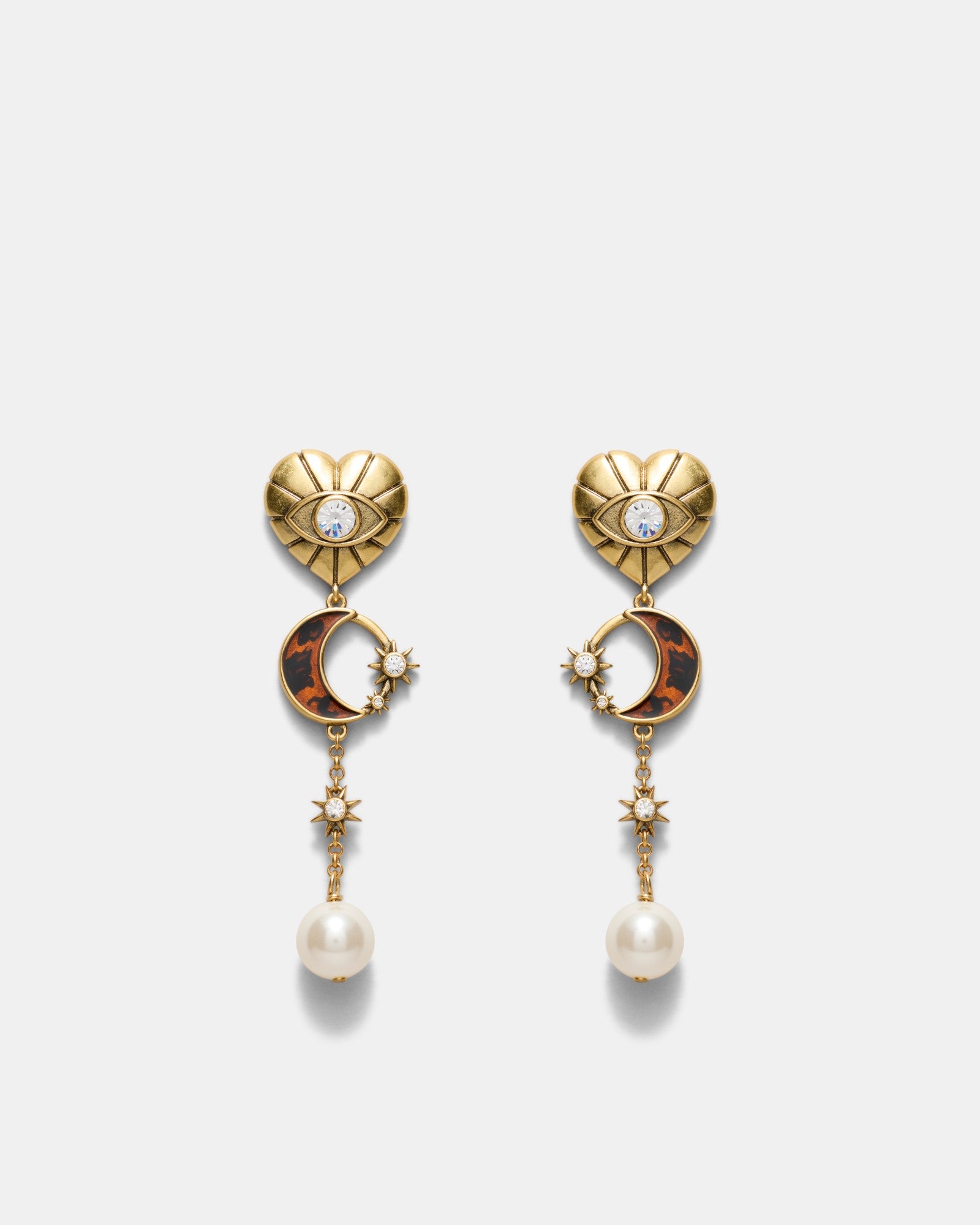 Emotional Drop Earrings - Gold