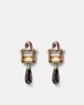 Demeanour Statement Earrings - WINE