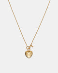Obsessed Heart Necklace - Gold