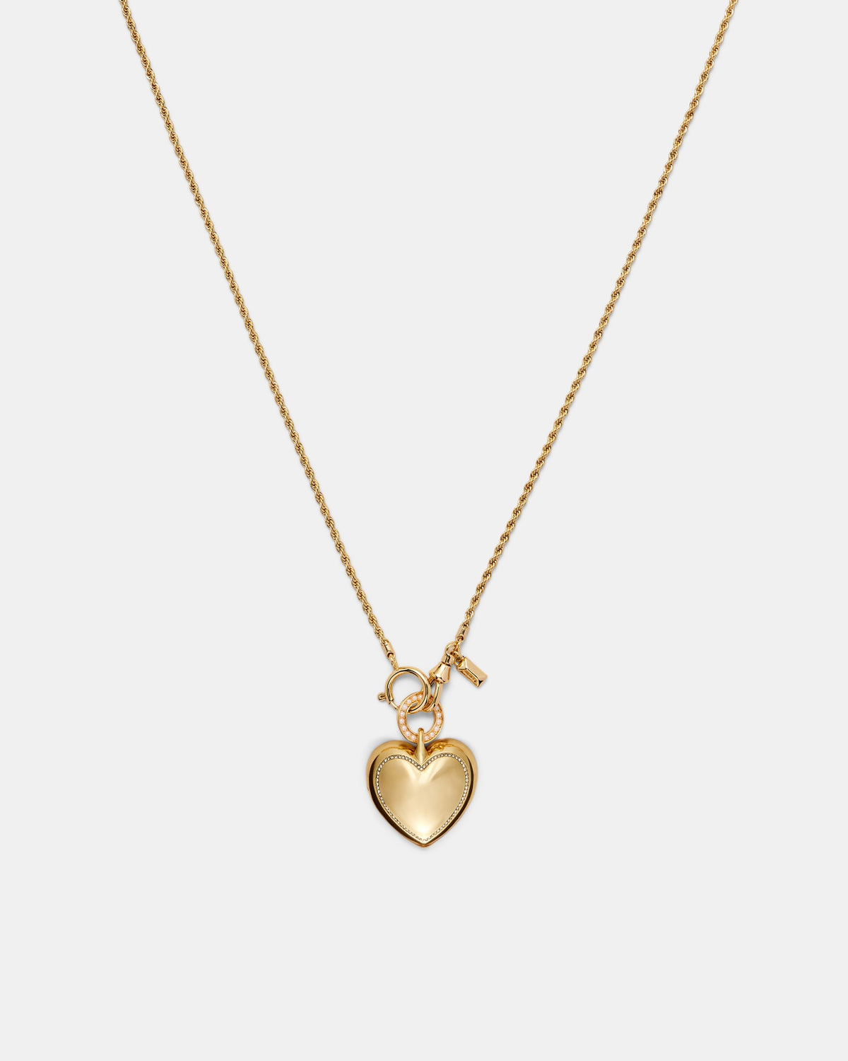 Obsessed Heart Necklace - Gold