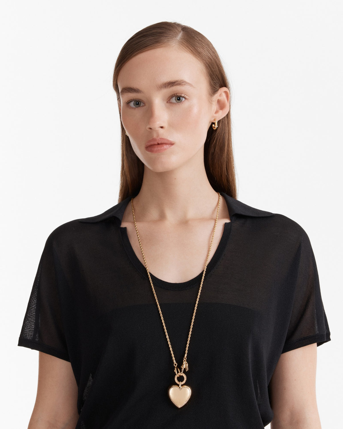 Obsessed Heart Necklace - Gold