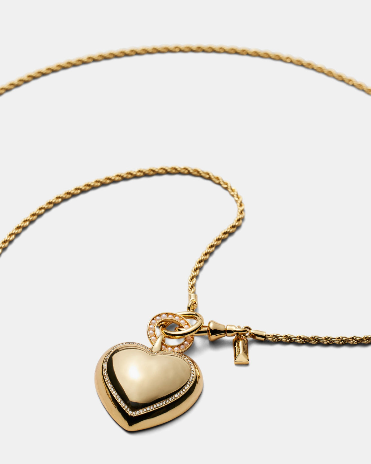 Obsessed Heart Necklace - Gold