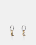 Emotional Huggie Hoop Earrings - Gold