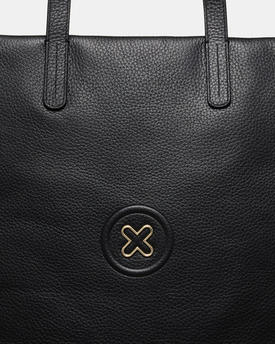 Bay Tote Bag - Black Light Gold