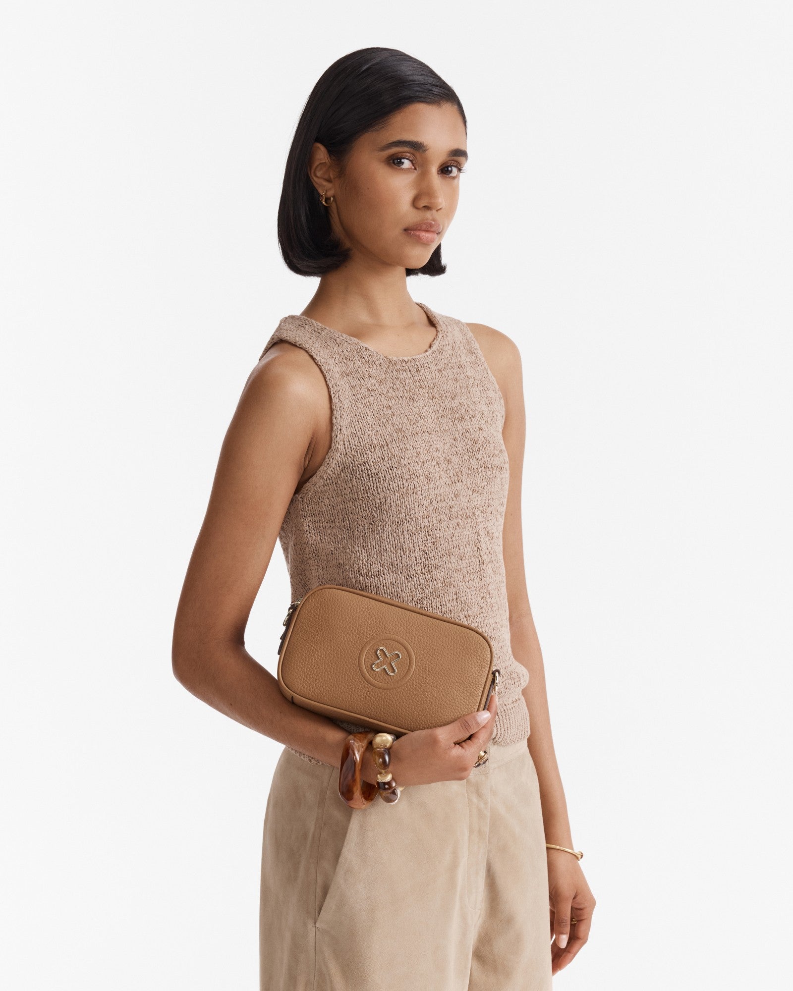 Bay Camera Pouch - Caramel