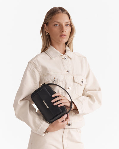 Misty Grab Crossbody Bag - Black