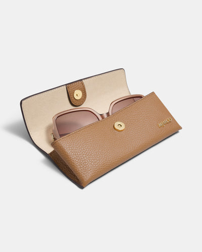 Drift Sunglasses Case - Caramel